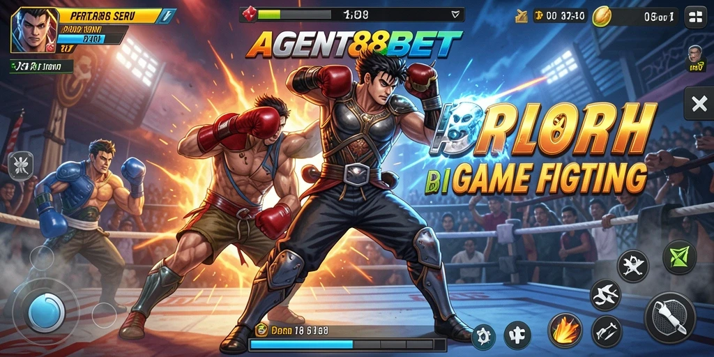 Gameplay seru di AGENT88BET dengan karakter dan jurus mengesankan.
