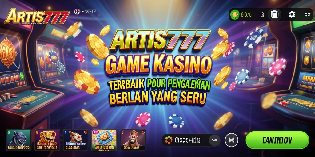 Tampilan utama game Kasino ARTIS777 dengan grafik yang menarik.
