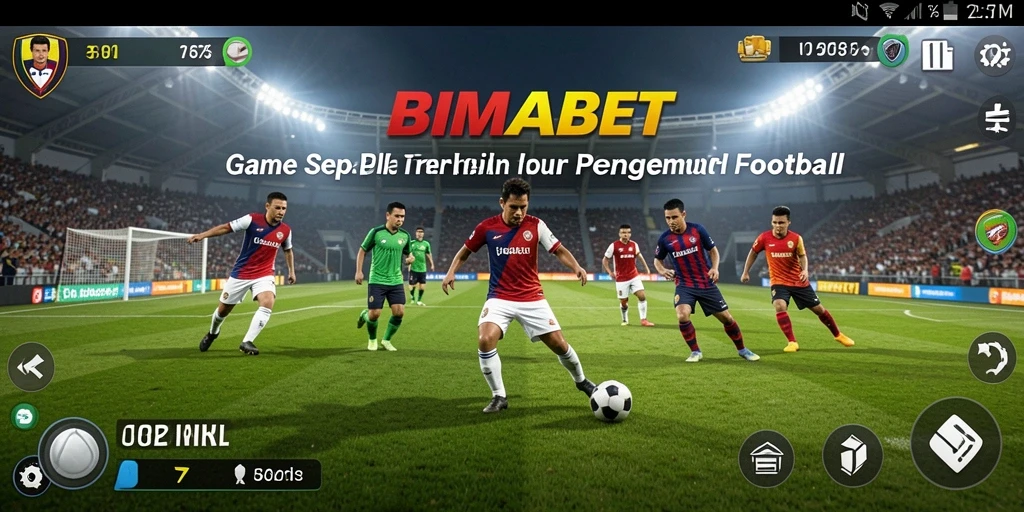 Gameplay seru dalam BIMABET dengan aksi sepak bola menegangkan.