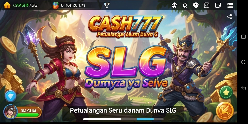 Tampilan permainan <strong>CASH777</strong> yang mendebarkan saat membangun dan bertempur.