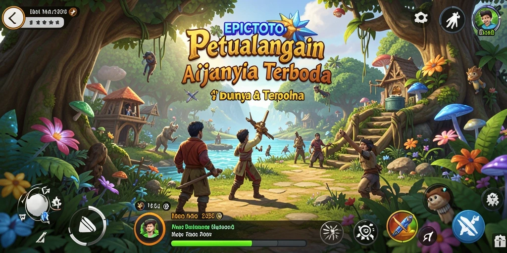 Tampilan gameplay Open World yang penuh eksplorasi dan petualangan