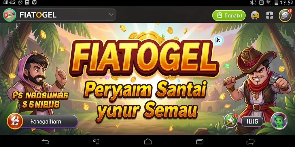 Tangkapan layar FIATOGEL menunjukkan gameplay menyenangkan yang membuat ketagihan.