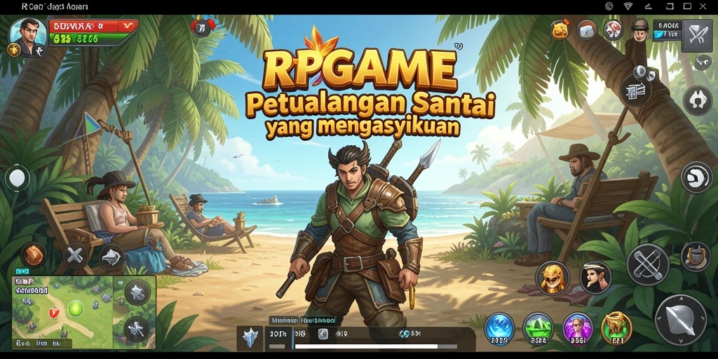 Tampilan gameplay RPGAME yang seru dan menyenangkan.