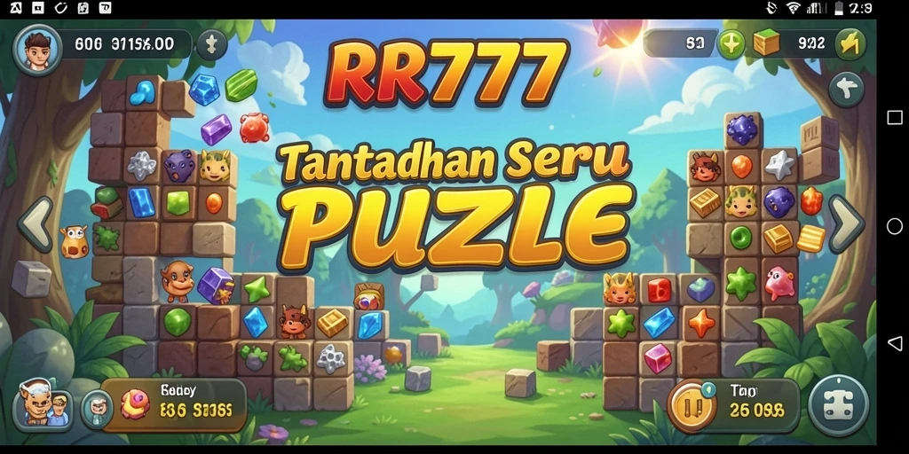 Tampilan gameplay RR777 yang penuh teka-teki menarik.