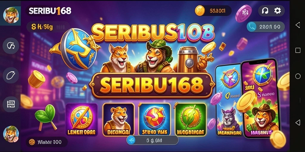 Screenshot gameplay SERIBU168 yang menampilkan aksi Slot yang mendebarkan.